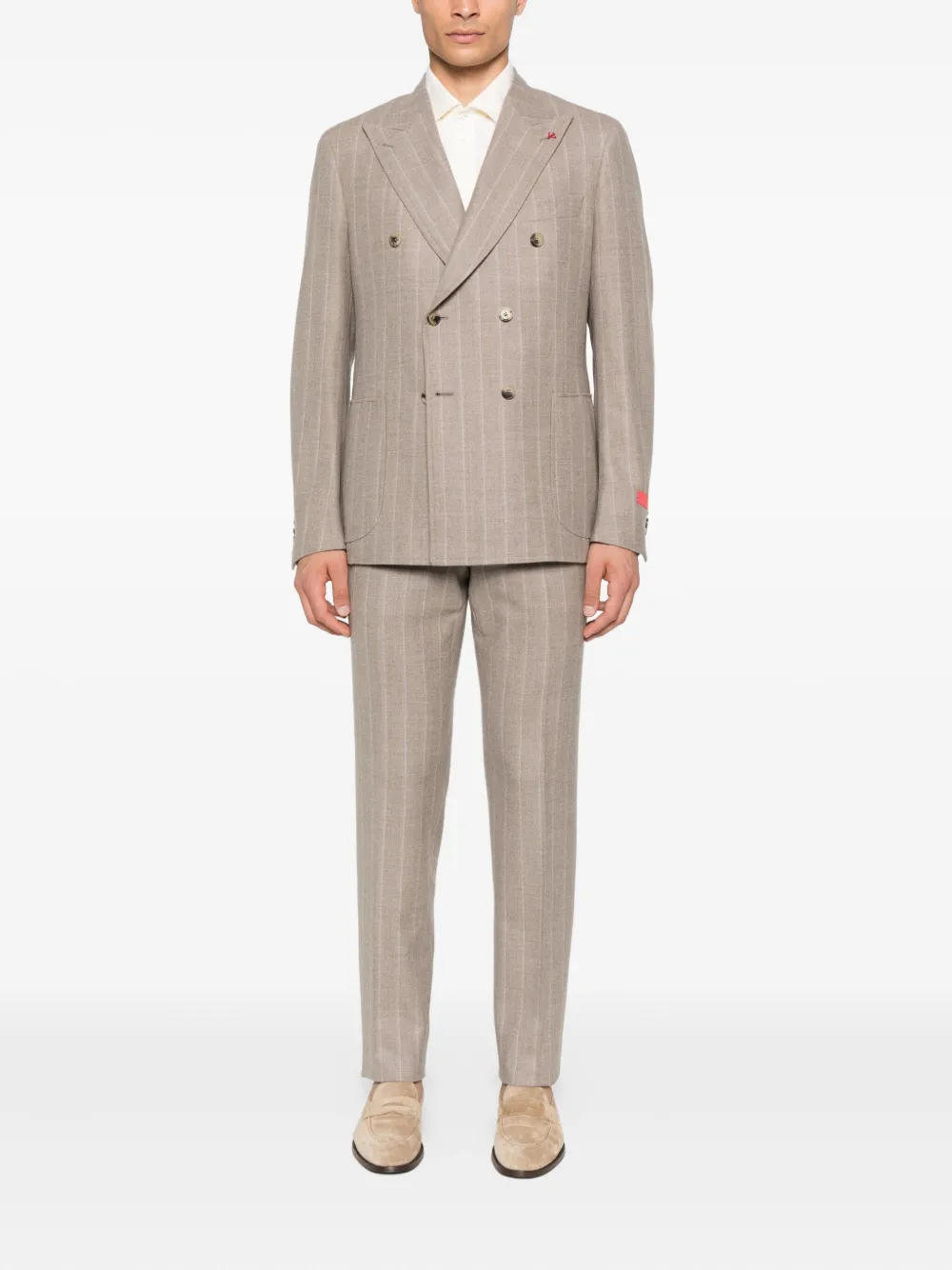 Isaia pinstripe double-breasted suit | Double  Breasted Suits | Image 2
