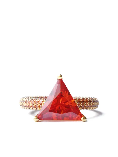 Izabel Display Mega Triangle gemstone ring