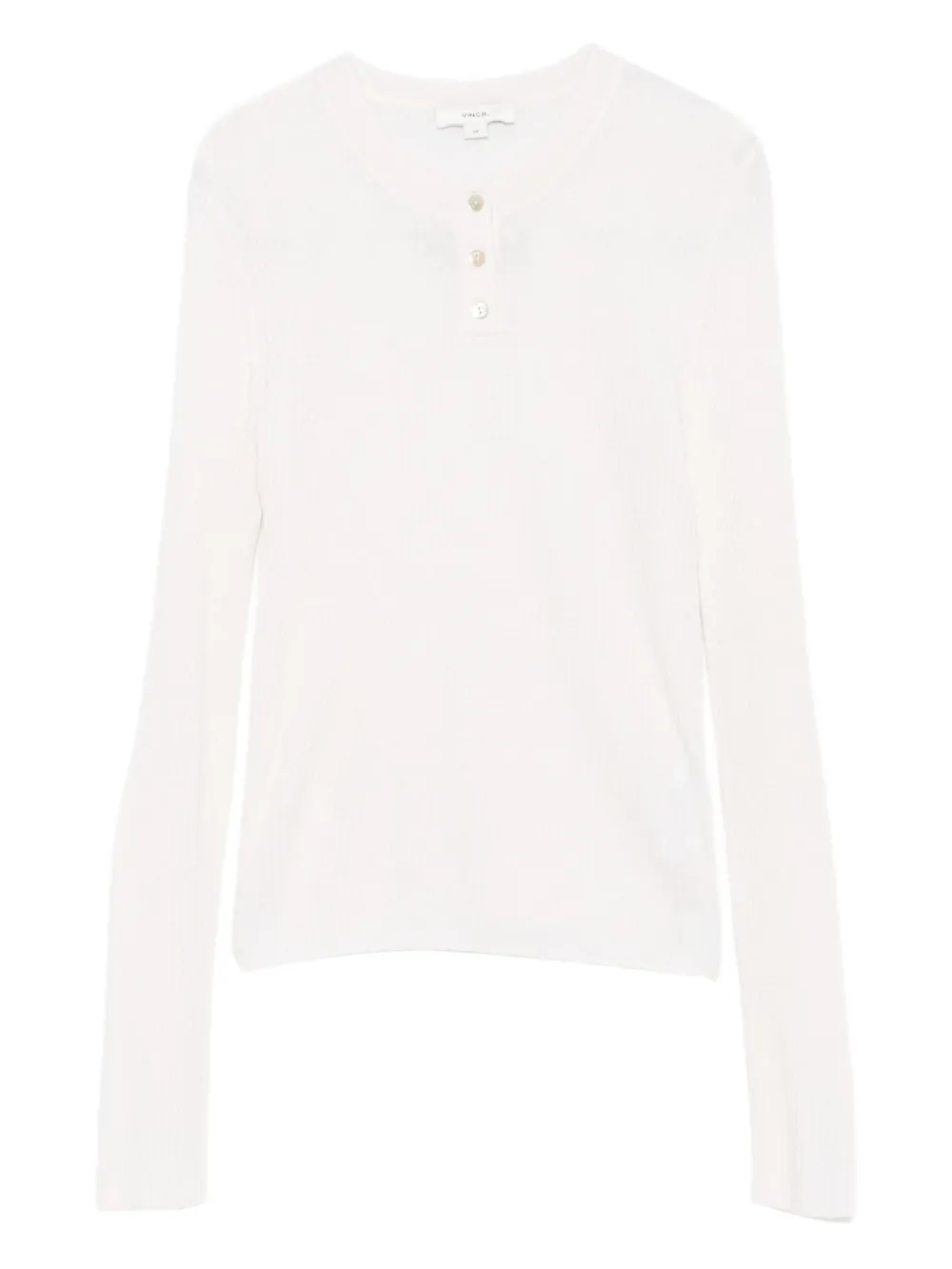 Vince ribbed top | White | Image 1