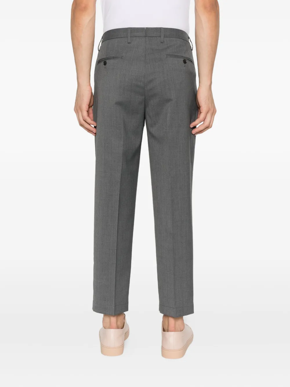 Briglia 1949 pleated-front trousers Grijs