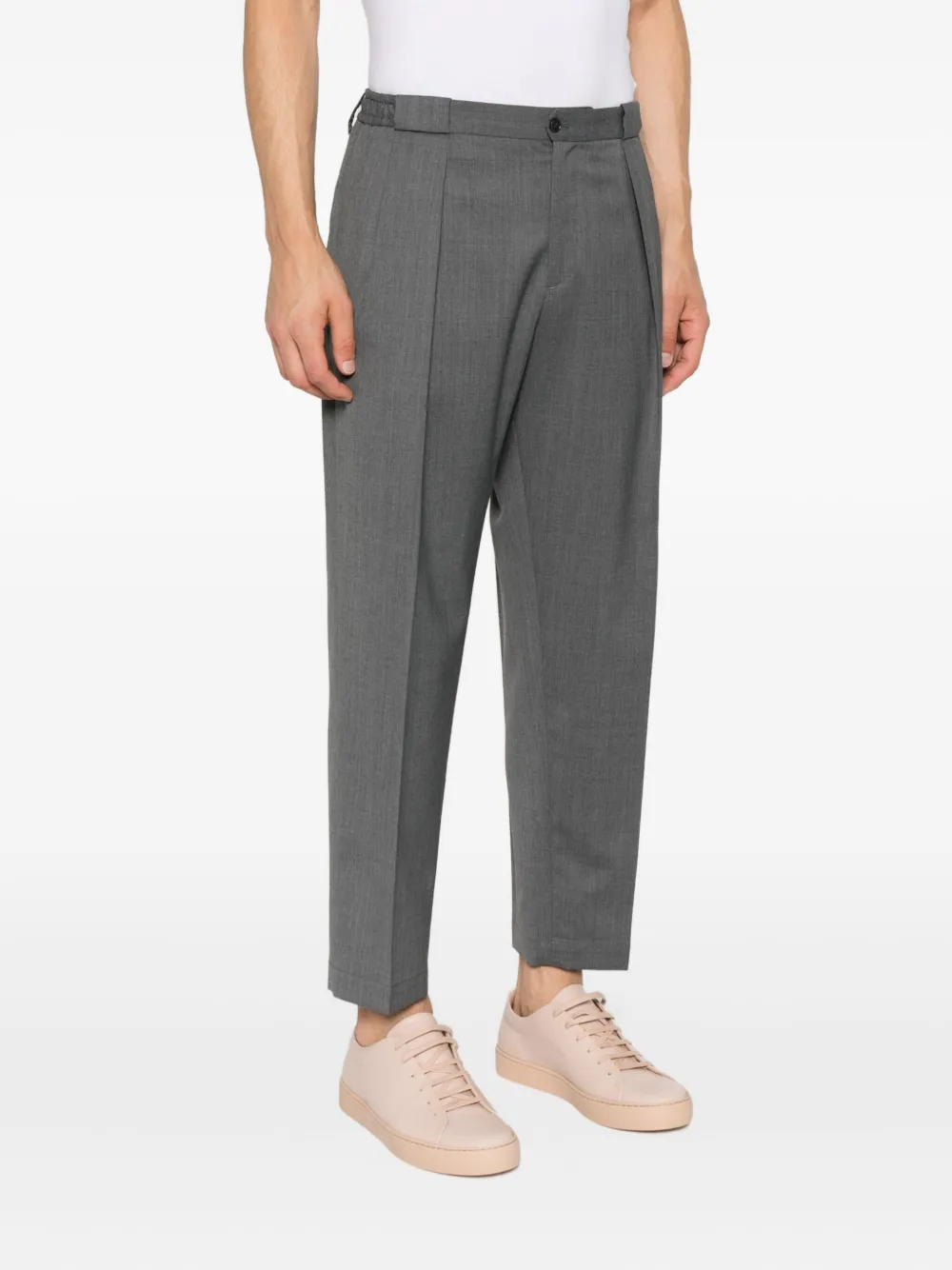 Briglia 1949 pleated-front trousers Grijs