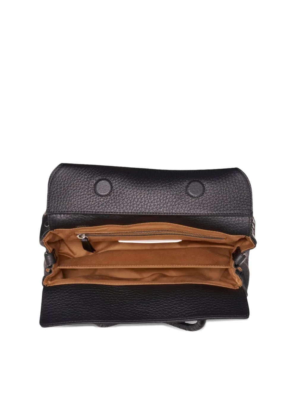 Zanellato Medium Pebble-leather Top-handle Tote Bag In Black