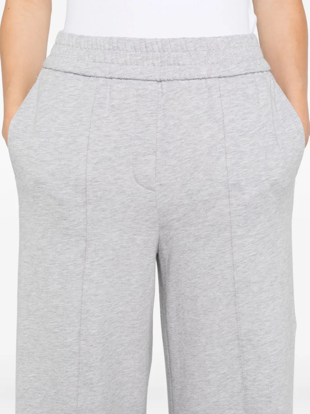 Peserico Trainingsbroek met elastische tailleband Grijs