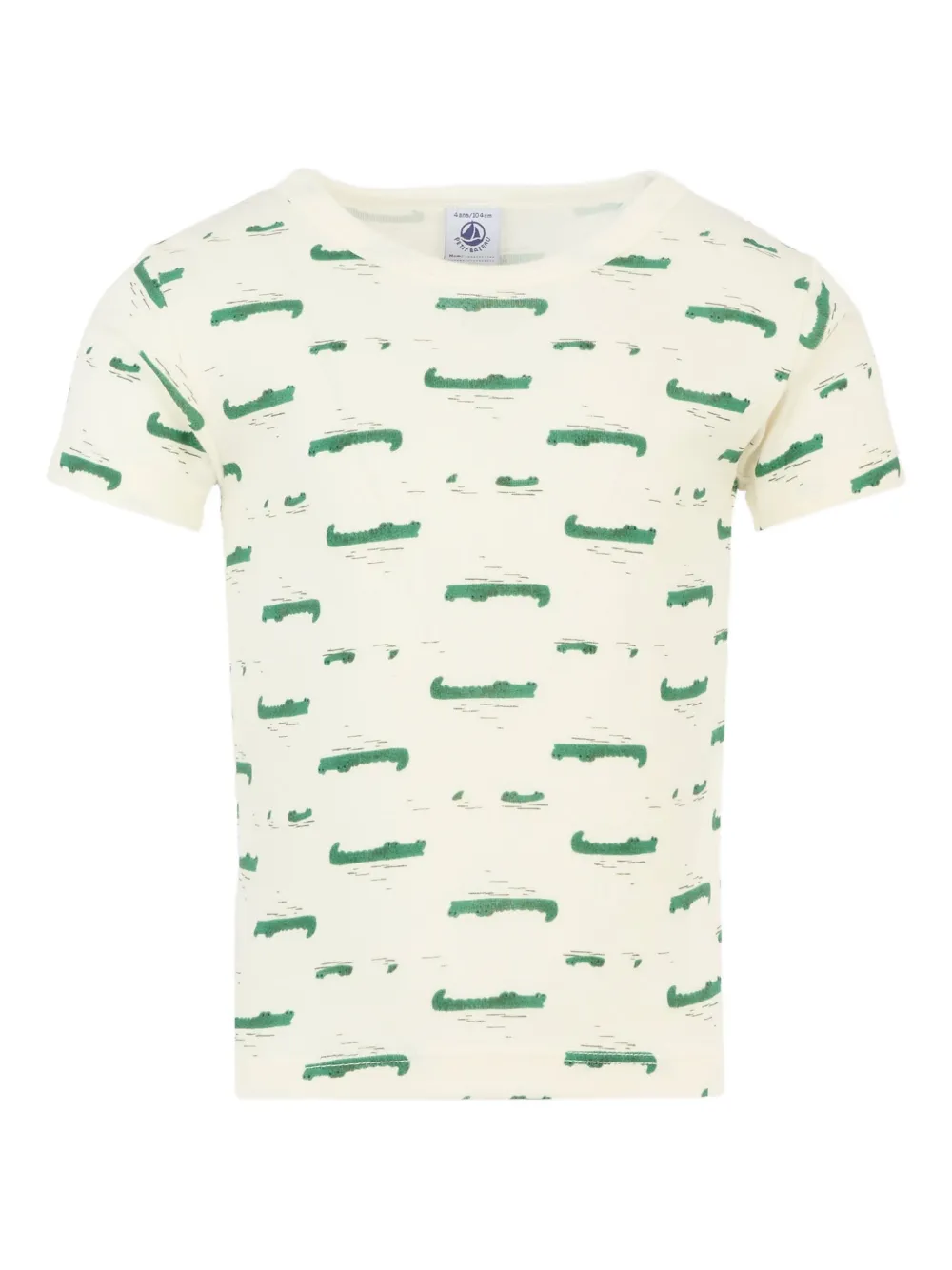 Petit Bateau boat-print striped cotton T-shirt (pack of two) Wit