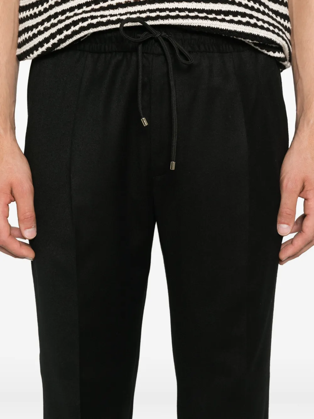 Briglia 1949 Broek met trekkoord manchetten Zwart