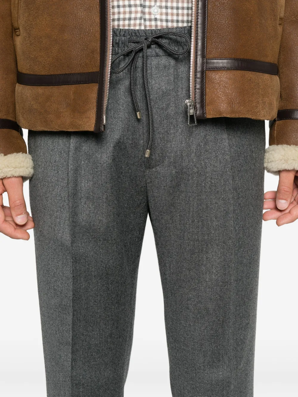 Briglia 1949 Broek met trekkoord Grijs
