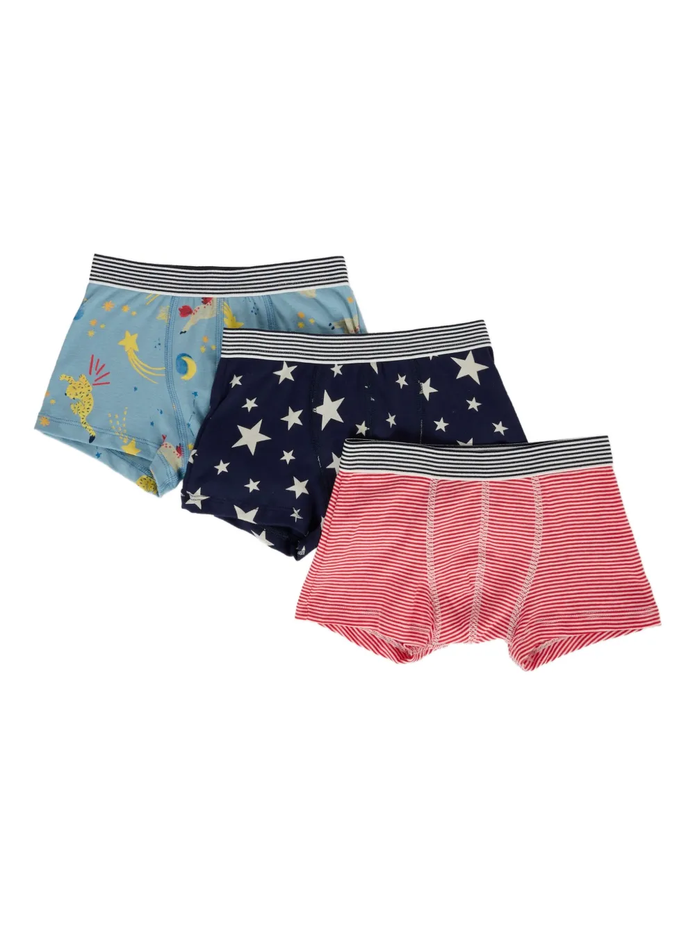 Petit Bateau boxer shorts (pack of three) Rood