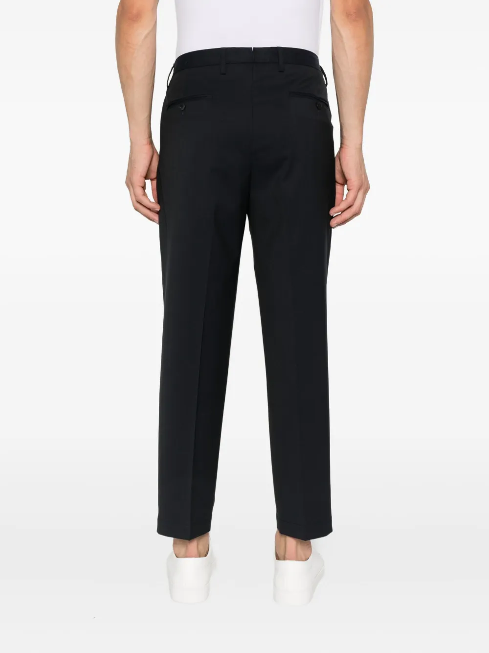 Briglia 1949 Broek met geplooide voorkant Blauw