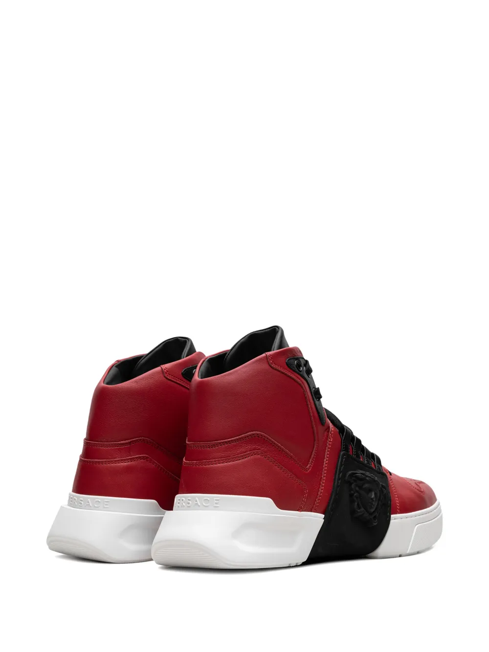 Versace Medusa Strap high-top "Red Black White" sneakers