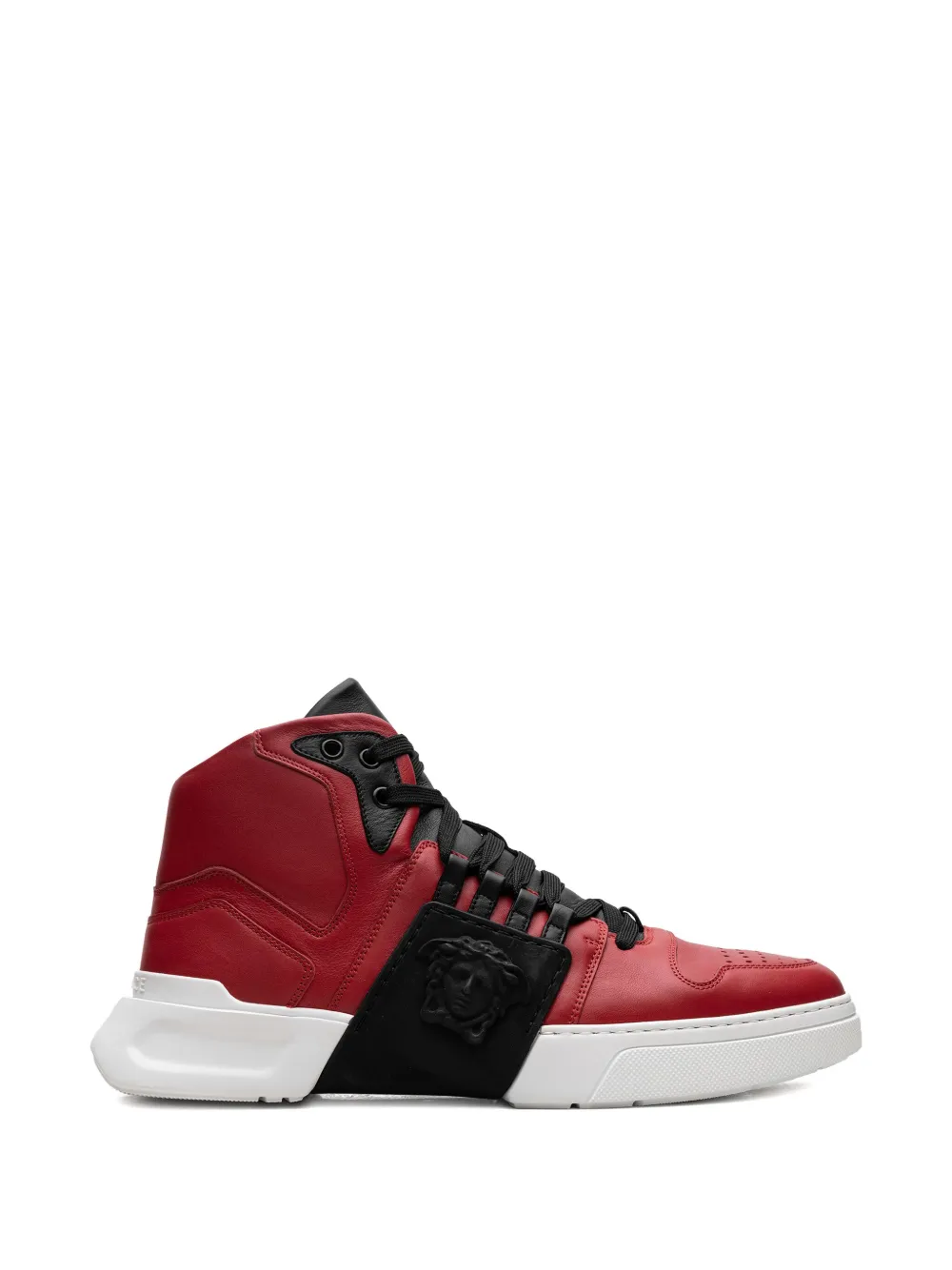 Versace Medusa Strap high-top "Red Black White" sneakers