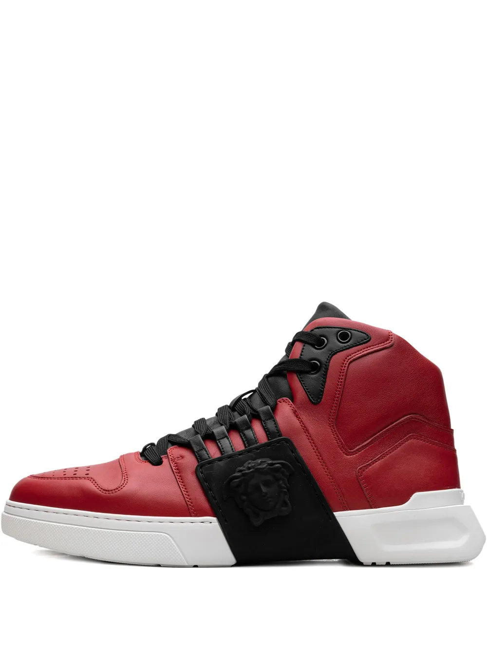 Versace Medusa Strap high-top "Red Black White" sneakers