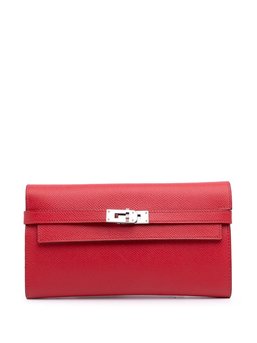 Hermès Pre-Owned 2015 Epsom Kelly Longue Wallet long wallets | Red | Image 1