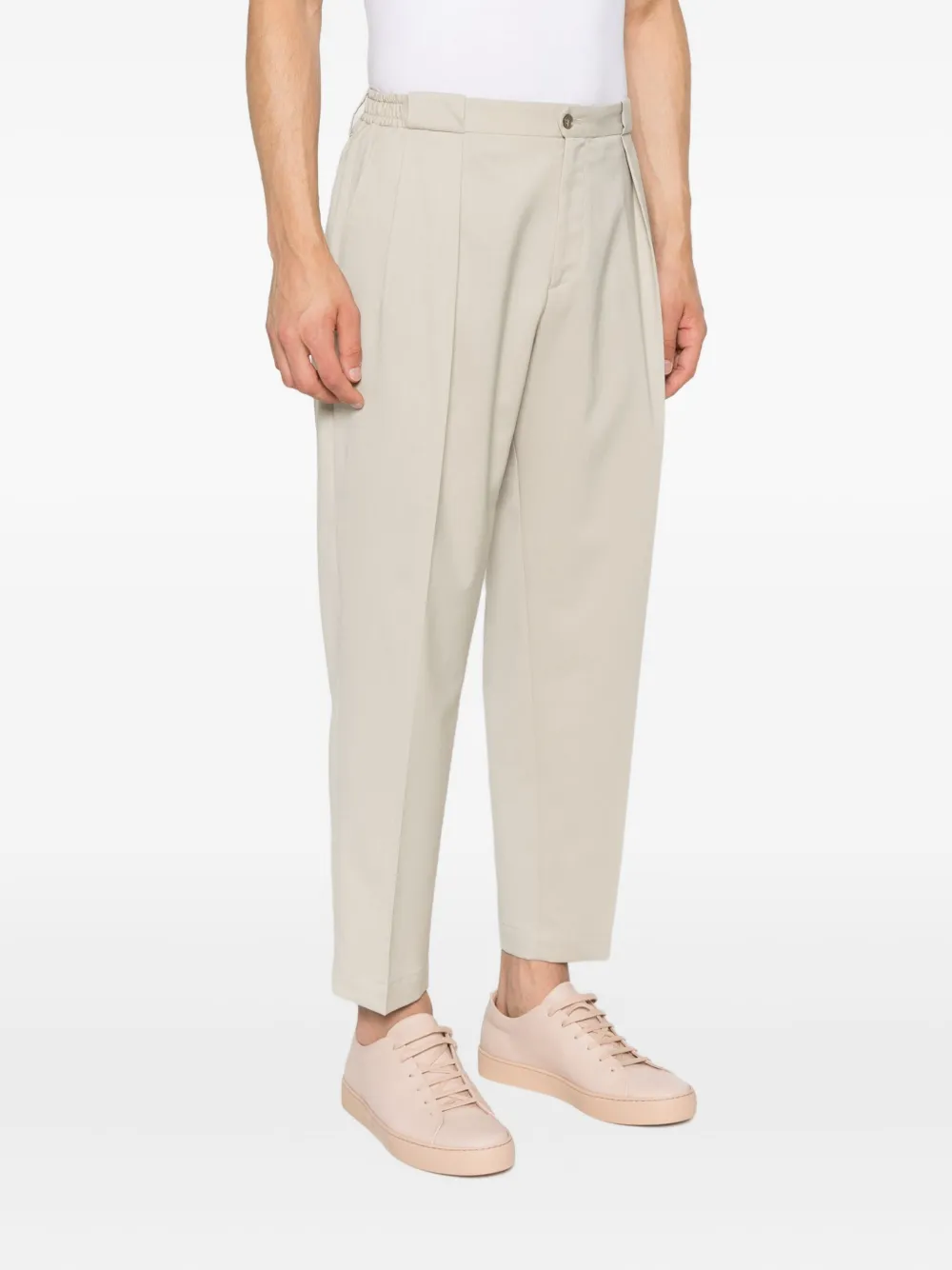 Briglia 1949 Broek van wolblend Beige