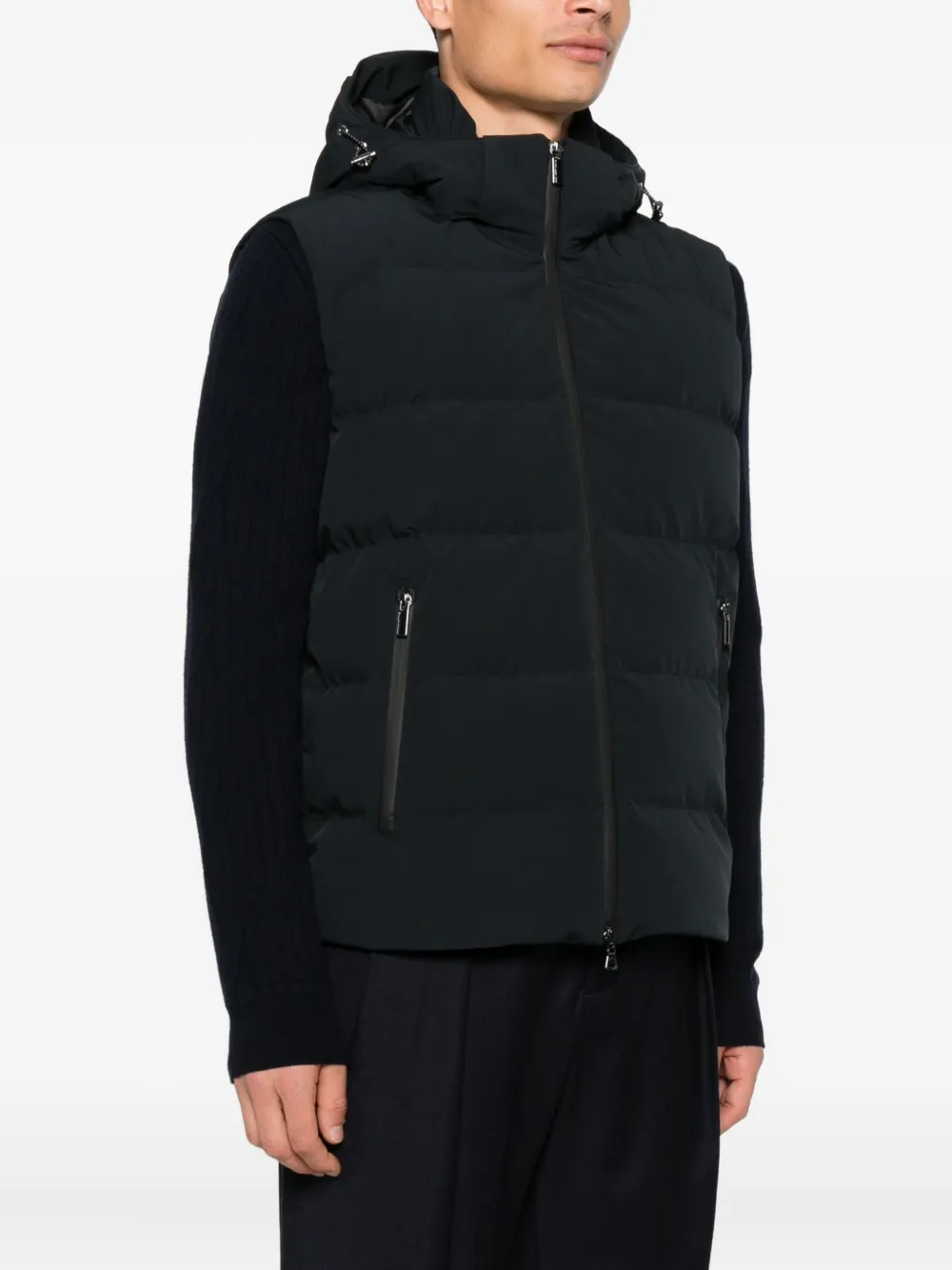 Paul & Shark Bodywarmer met capuchon Blauw
