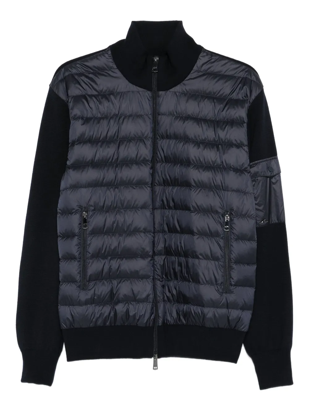 Paul & Shark quilted wool-sleeve jacket - ブルー Paul & Shark quilted wool-sleeve jacket - ブルー