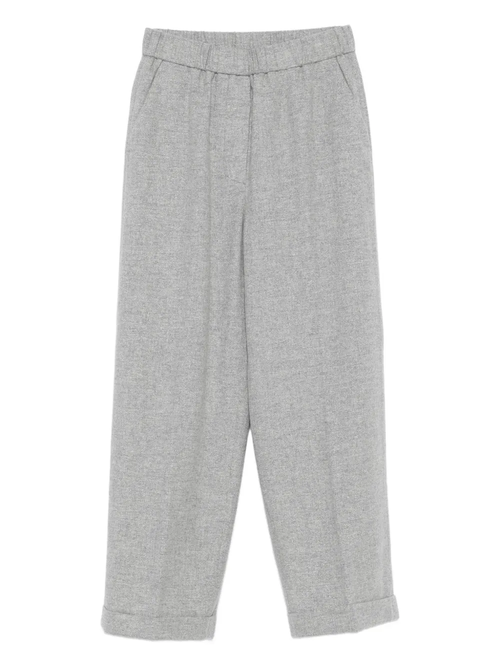 Peserico Wollen broek Grijs