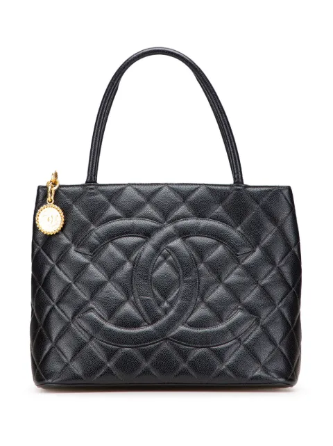 CHANEL Pre-Owned 2002-2003 Caviar Medallion tote bag