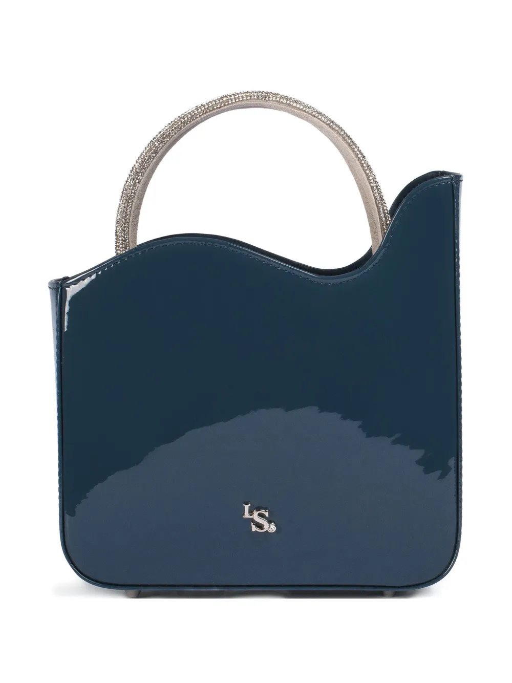 Le Silla Ivy ビジュートリム ハンドバッグ S - ブルー Le Silla Ivy ビジュートリム ハンドバッグ S - ブルー