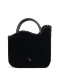 Le Silla small Ivy shearling tote bag - Black