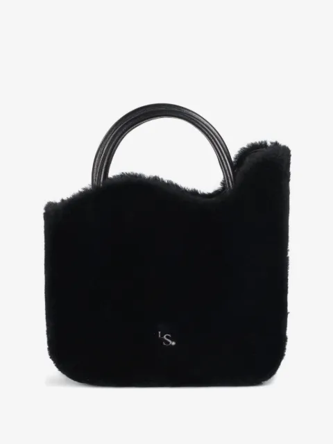 Le Silla small Ivy shearling tote bag 