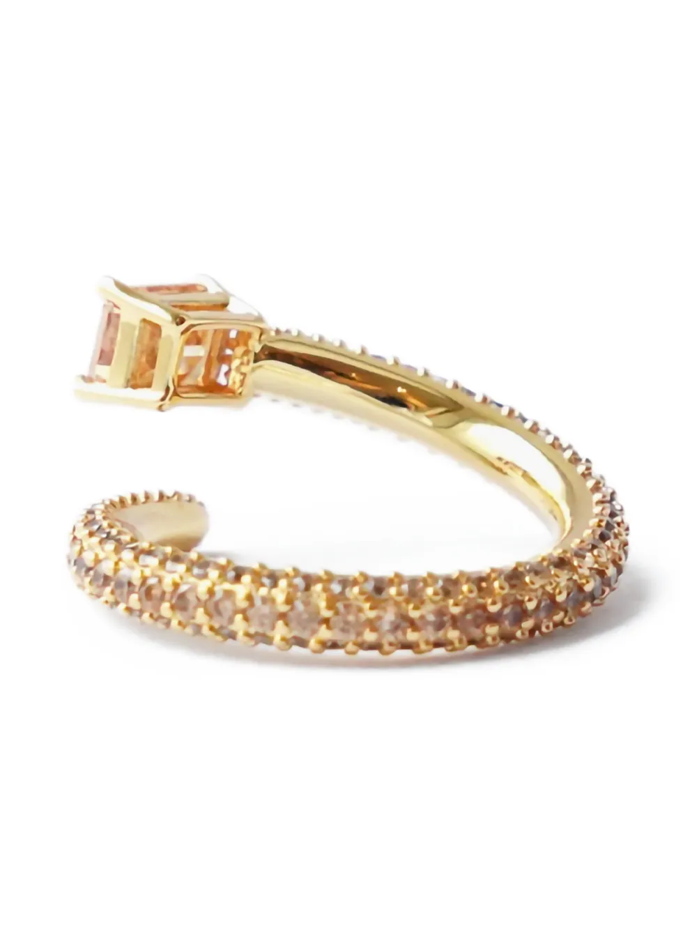 Izabel Display  Twist emerald-cut stone ring | Image 2