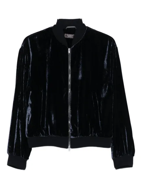 Peserico velvet zip-front jacket