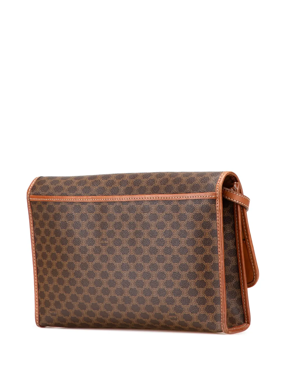 Pre-owned Celine 2007 Macadam Coated Canvas Crossbody Bag