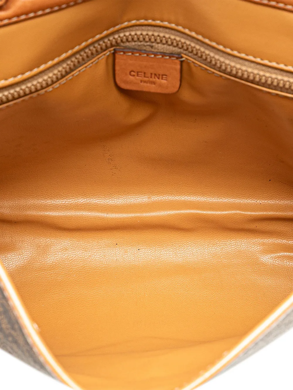 Pre-owned Celine 2007 Macadam Coated Canvas Crossbody Bag