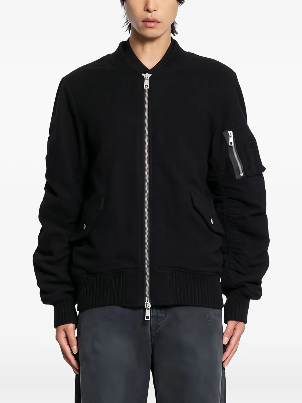 Giorgio Brato chamarra bomber con cierre | negro | Image 1