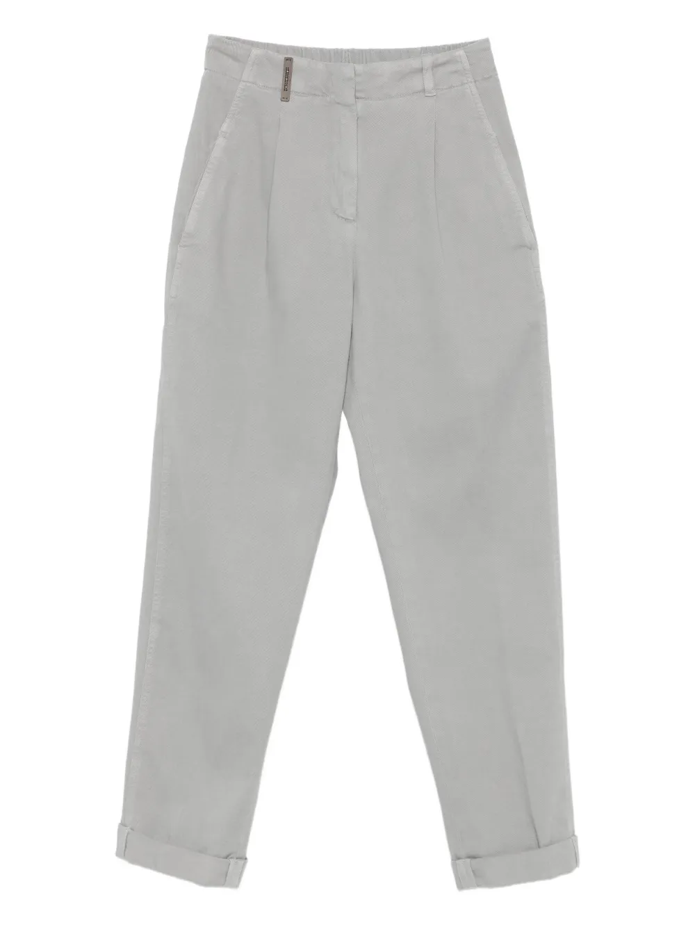 pleated-pocket trousers
