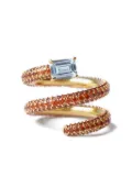 Izabel Display Ultra Twist turquoise ring - Orange