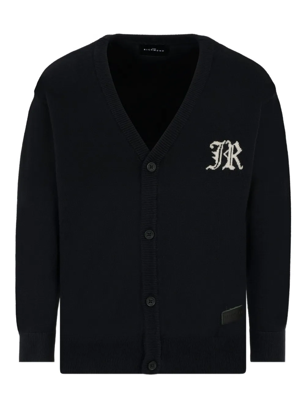 John Richmond Junior Vest met geborduurd logo Zwart