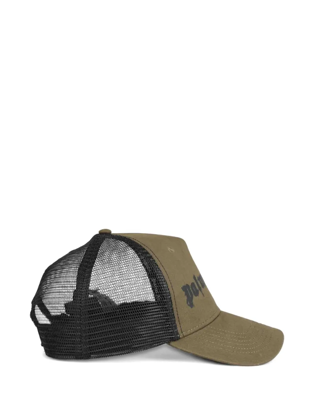 Palm Angels Truckerpet met logoprint Groen