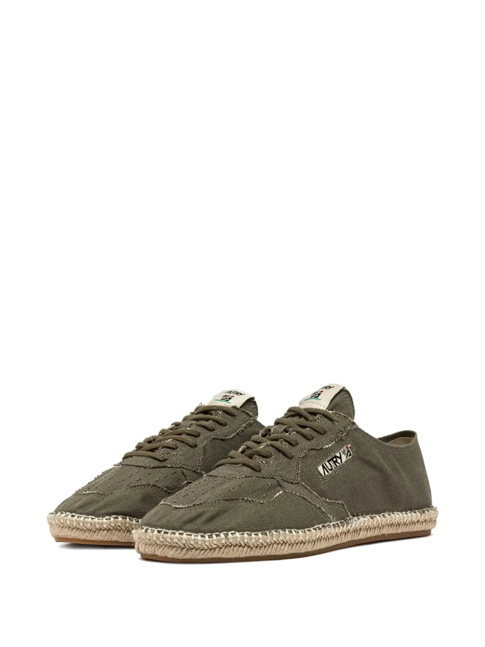 Autry canvas jute espadrilles Green