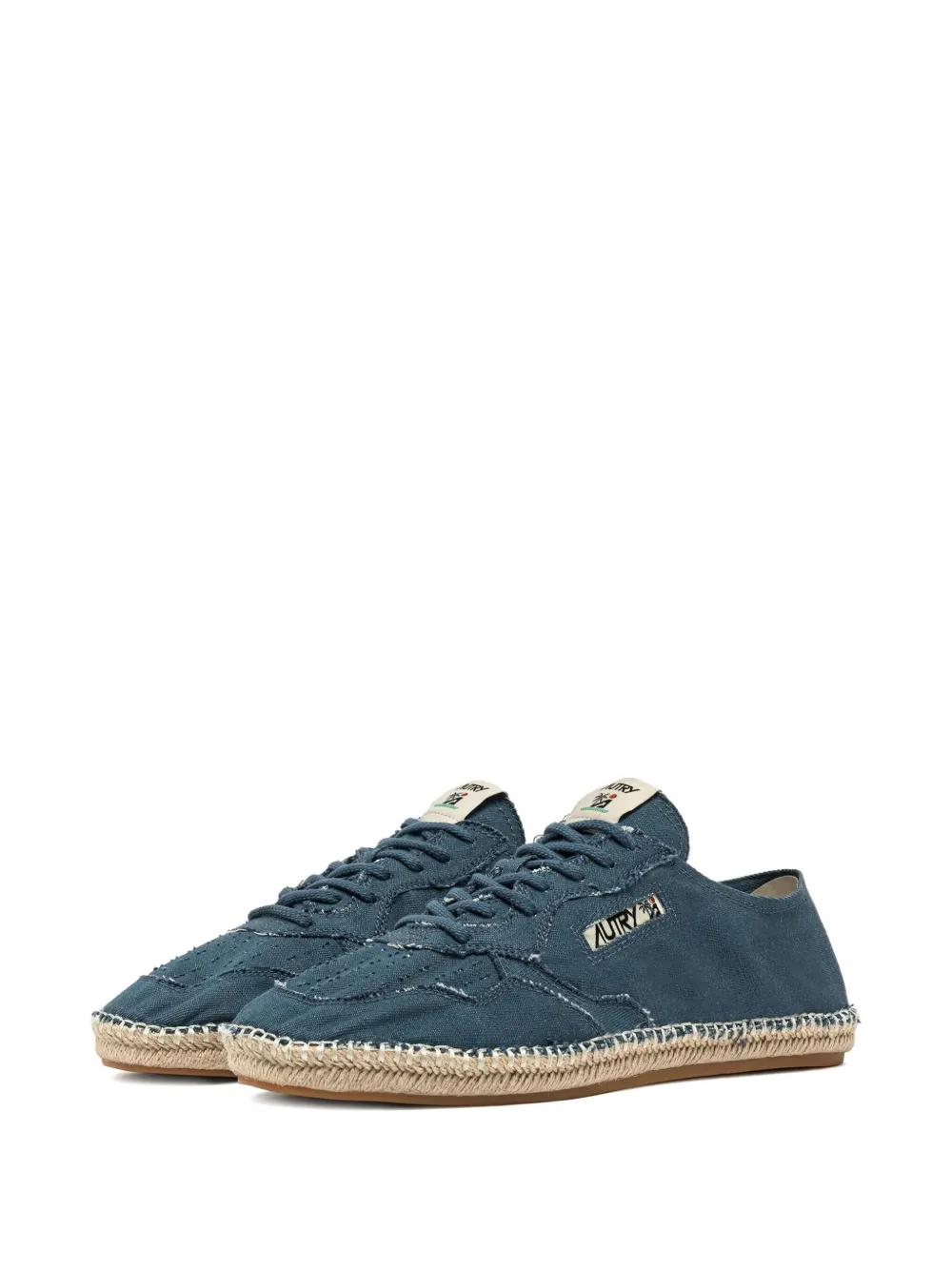 Autry Denim jute espadrilles - Blauw