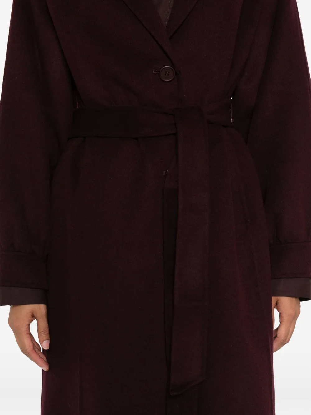 TWINSET Jas met ceintuur Paars