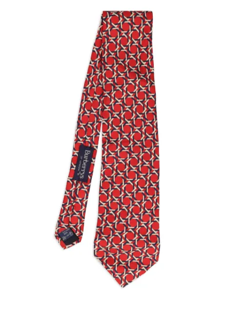 Burberry Pre-Owned geometric-print silk tie