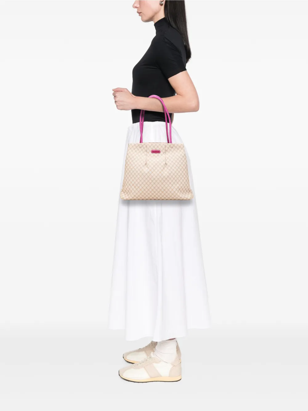 Céline Pre-Owned 2008 Macadam Canvas Clasp tote bag | Pre-Owned | Image 2