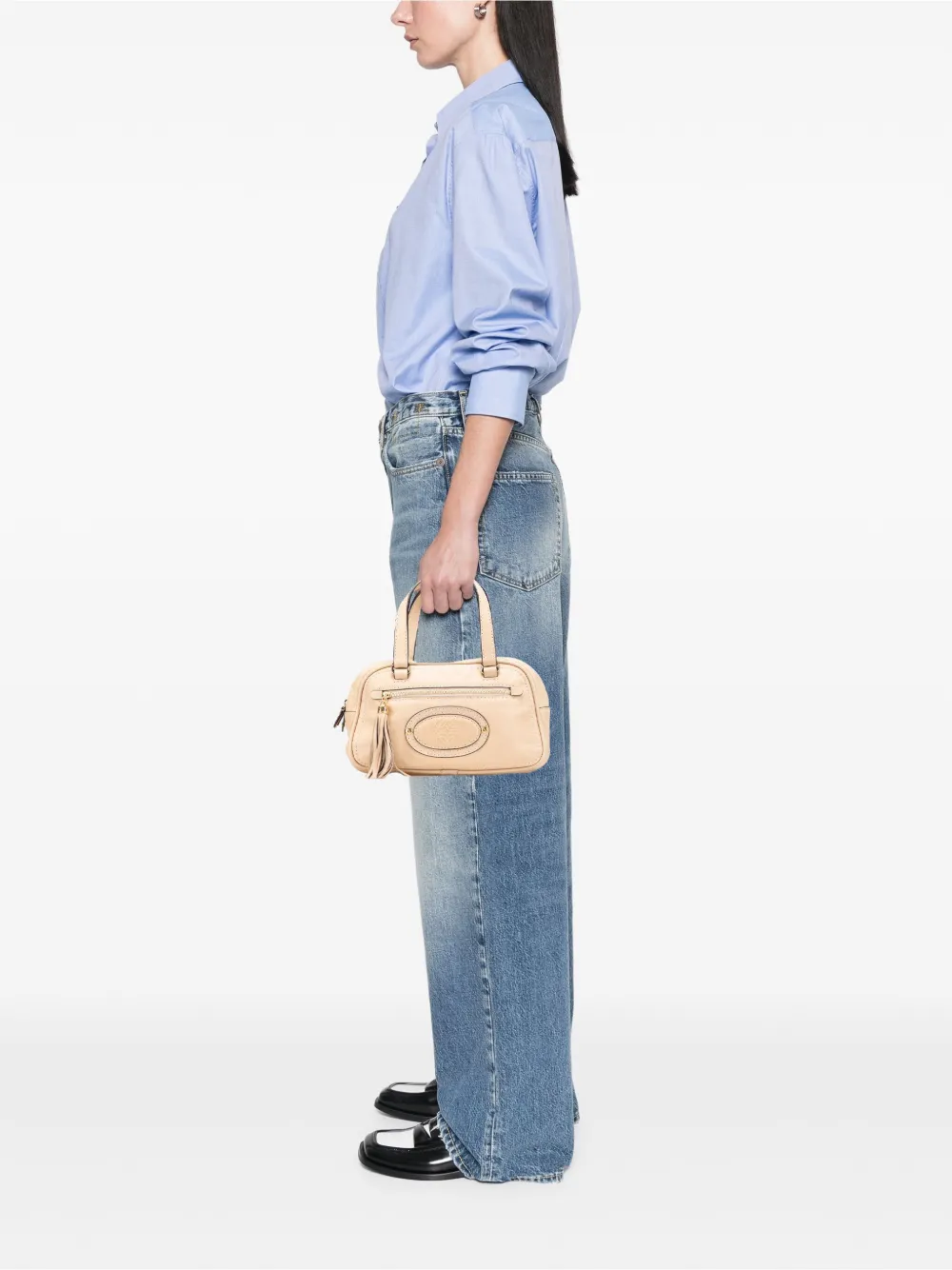 Loewe Pre-Owned 2007 Mini Anagram Leather Tassel handbag | Pre-Owned | Image 2