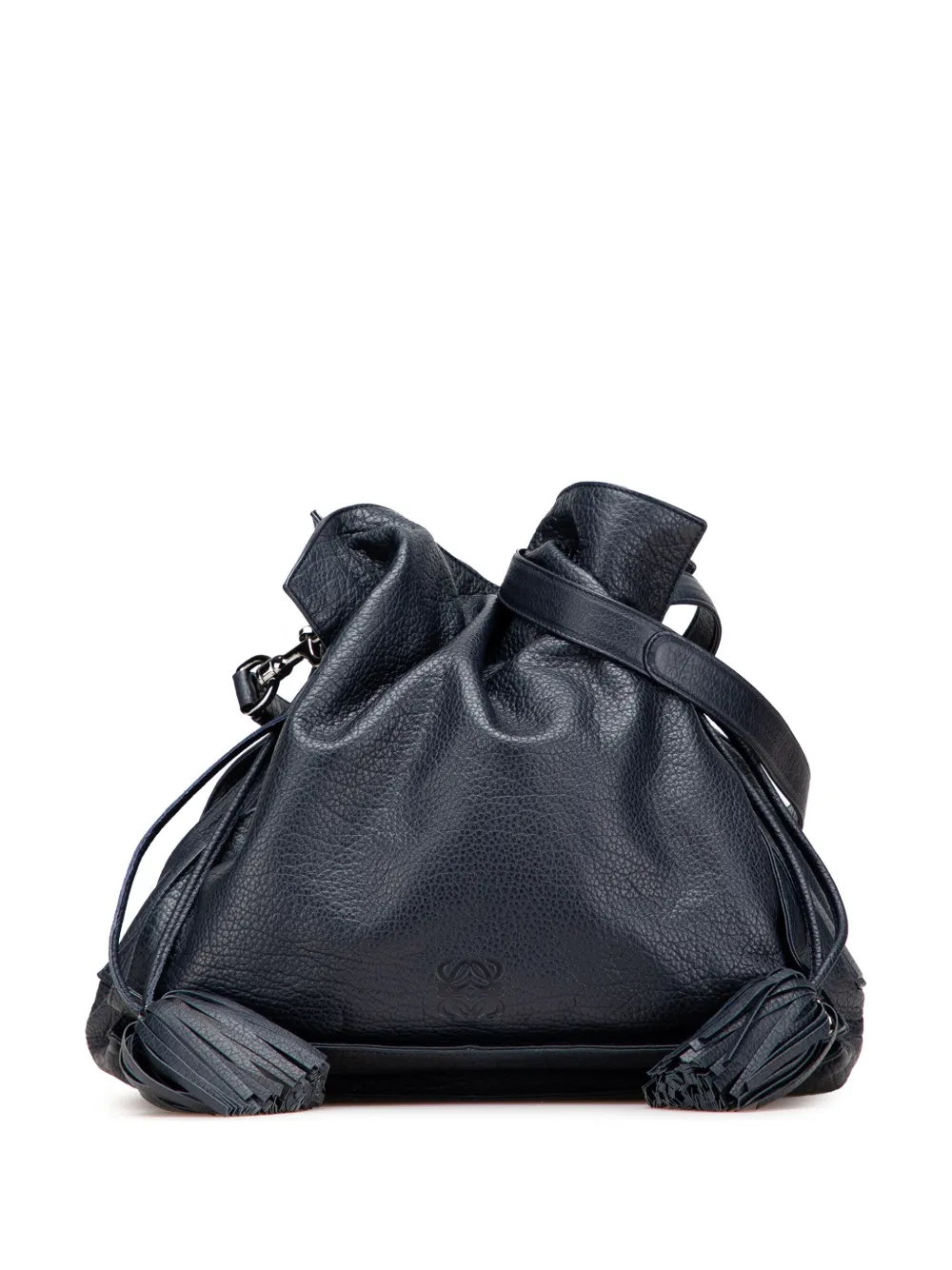 Loewe Pre-Owned 2014 Calfskin Flamenco Tassel 36 crossbody bag - ブルー Loewe Pre-Owned 2014 Calfskin Flamenco Tassel 36 crossbody bag - ブルー
