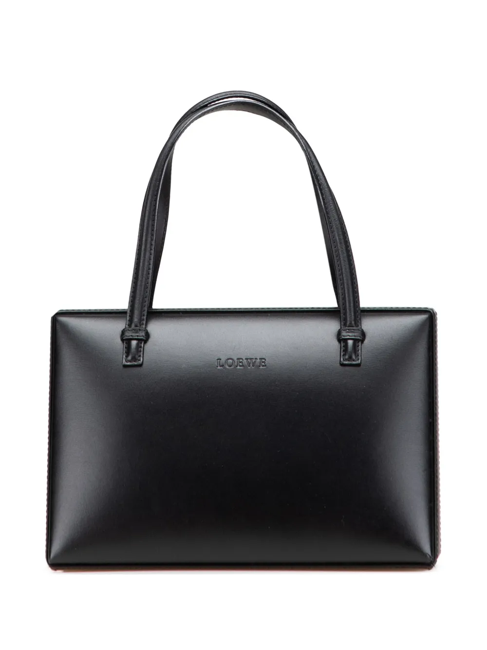 Loewe Pre-Owned 2007 Postal ハンドバッグ - ブラック Loewe Pre-Owned 2007 Postal ハンドバッグ - ブラック