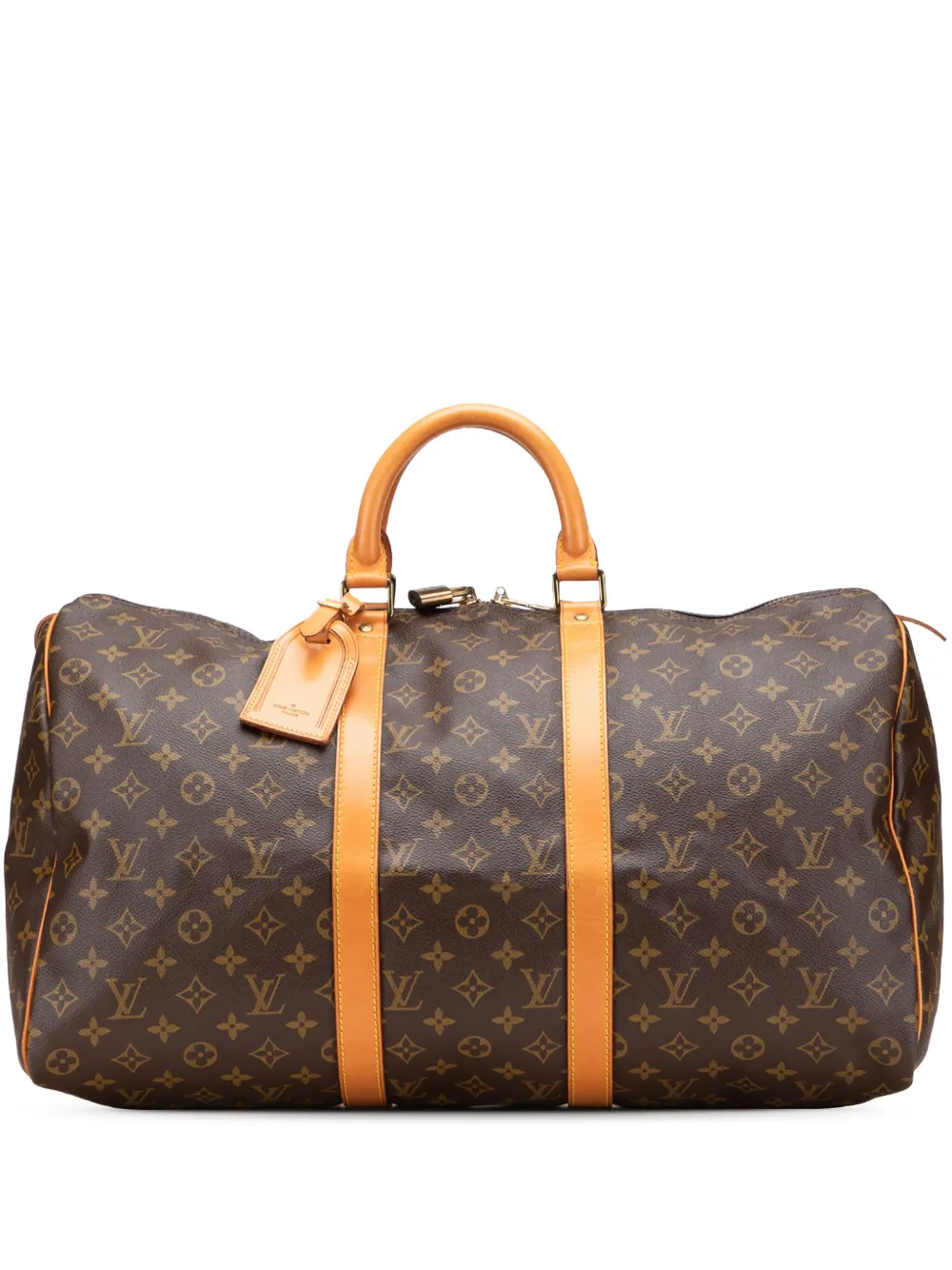 Louis Vuitton Pre-Owned 1990 Monogram Keepall 50 travel bag - ブラウン Louis Vuitton Pre-Owned 1990 Monogram Keepall 50 travel bag - ブラウン
