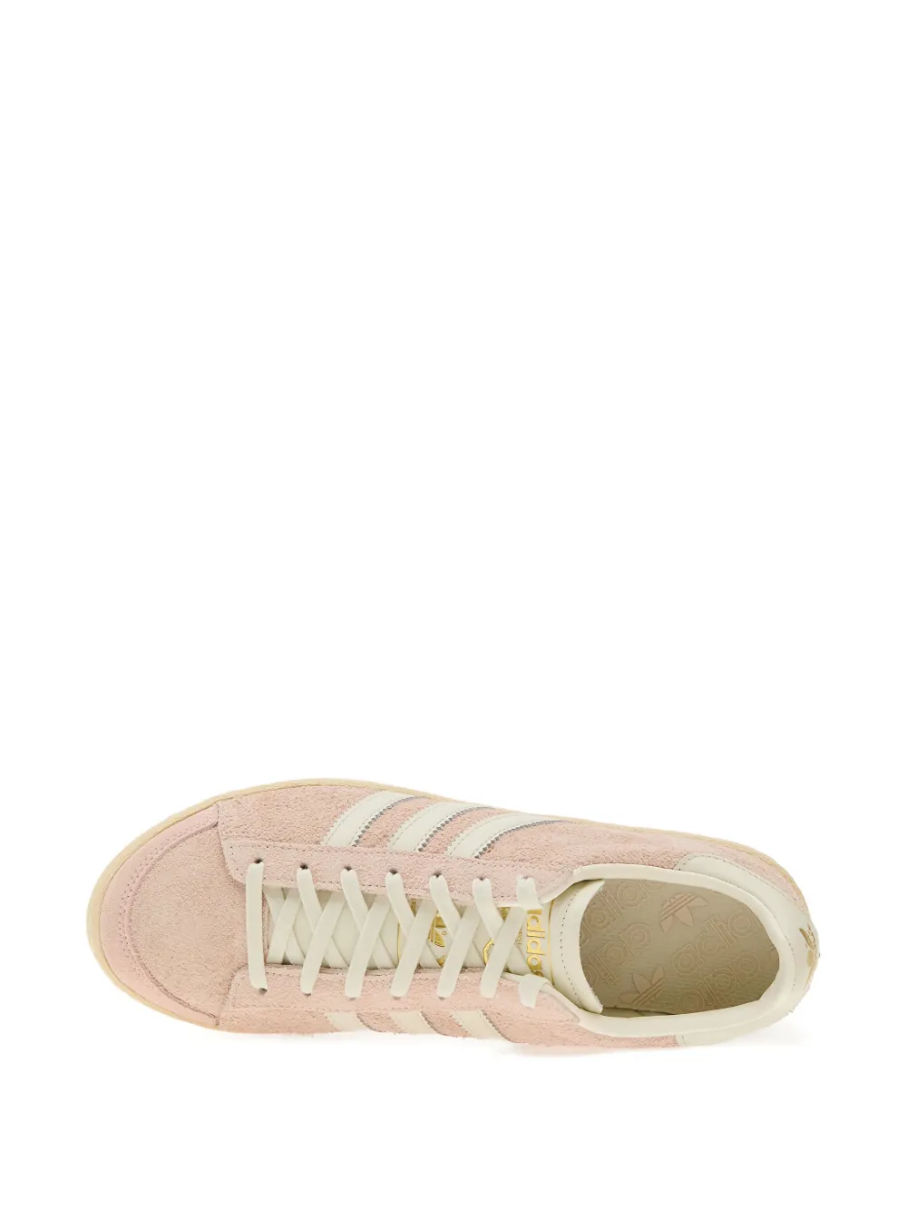 adidas Jabbar Lo three-stripe suede sneakers Pink