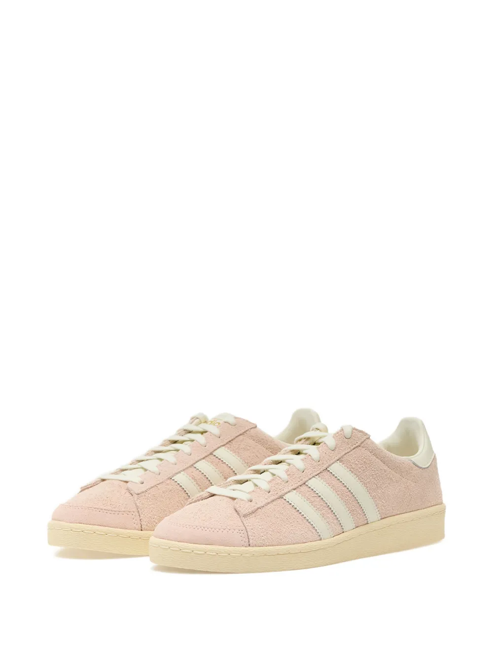adidas Jabbar Lo three-stripe suede sneakers Pink
