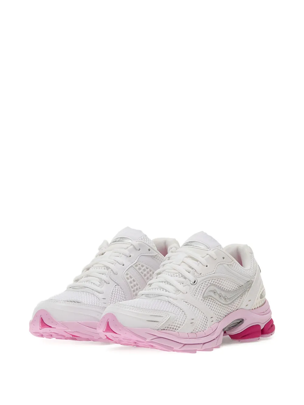 Saucony Progrid Triumph 4 sneakers met mesh vlakken - Wit