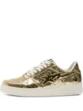 A BATHING APE® Bape Sta 5 metallic sneakers - Gold