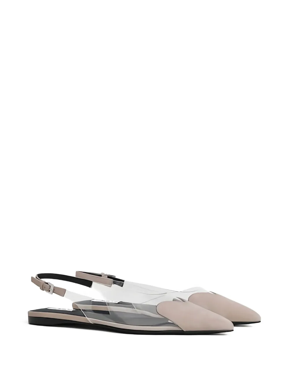 Alaïa slingback suede ballet flats | Image 2