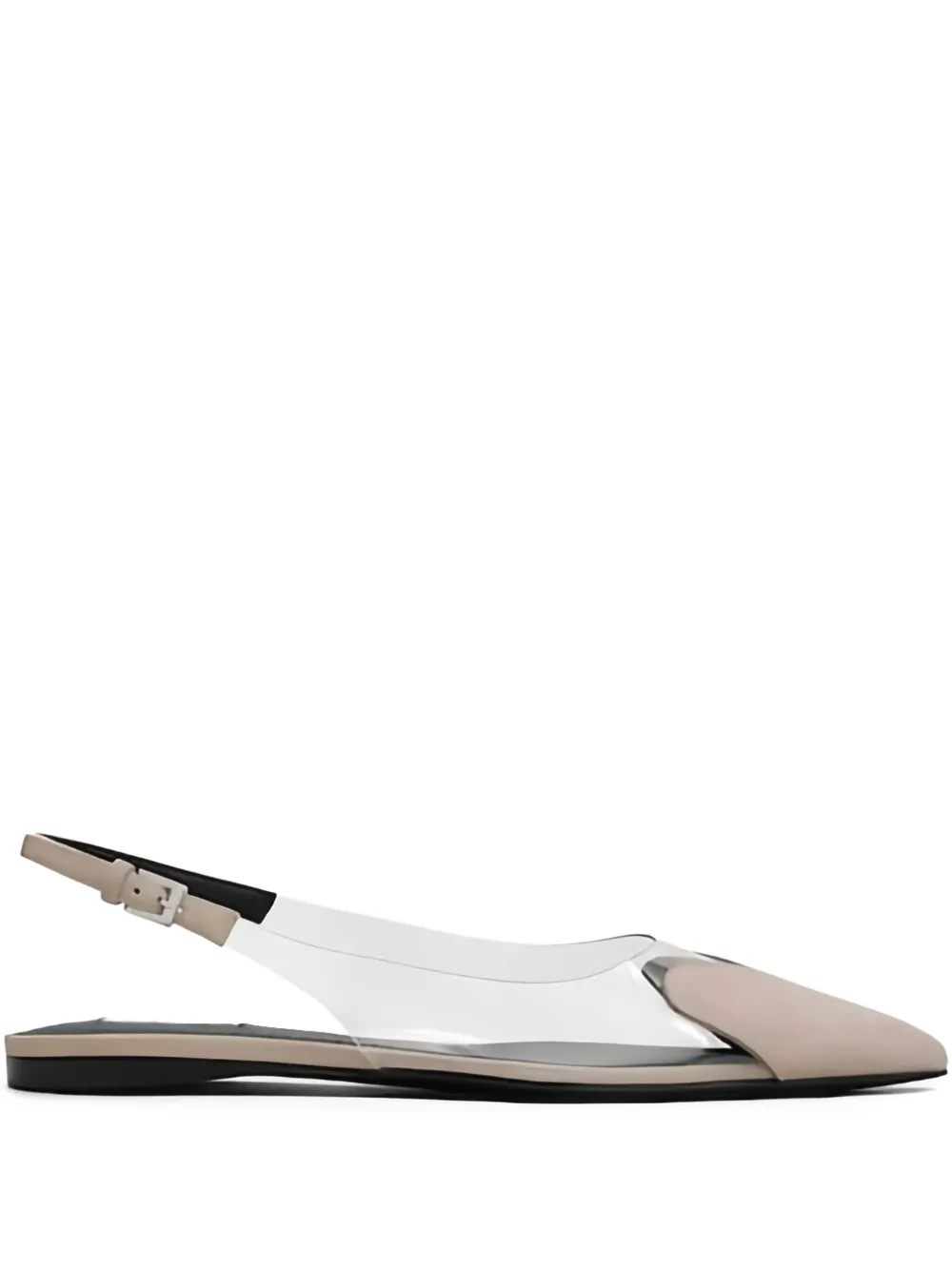Alaïa slingback suede ballet flats | Neutrals | Image 1