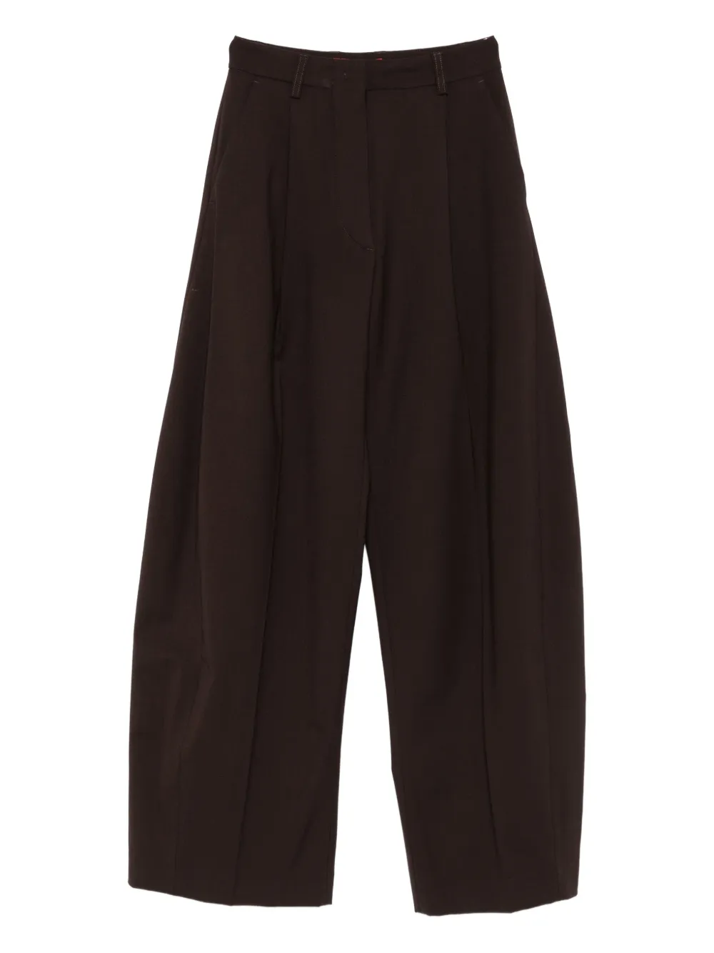 The Latest Pleated Trousers In Brown