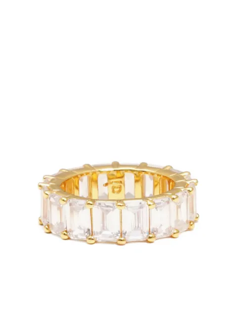 Izabel Display Chunky emerald-cut eternity ring